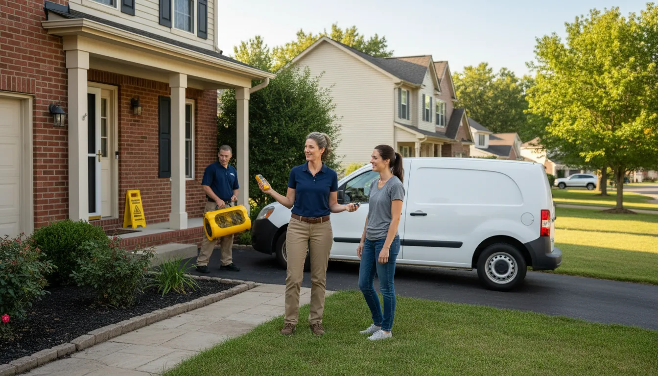 Water restoration image for Home Water Damage Repair in Six Lakes, MI